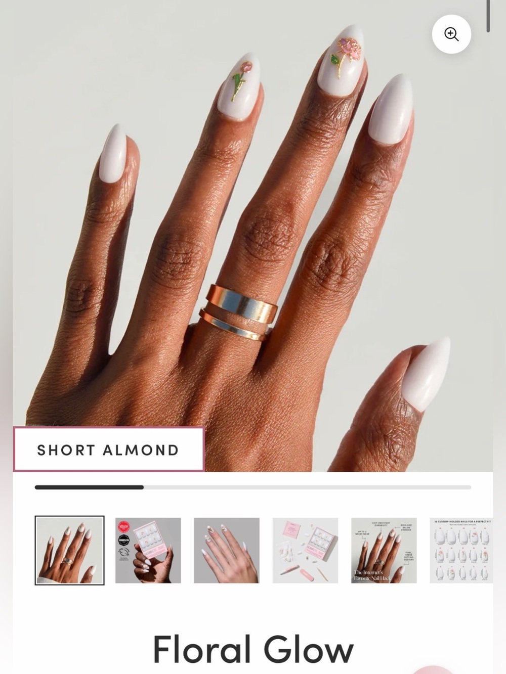 Glamnetic Nails - Floral Glow